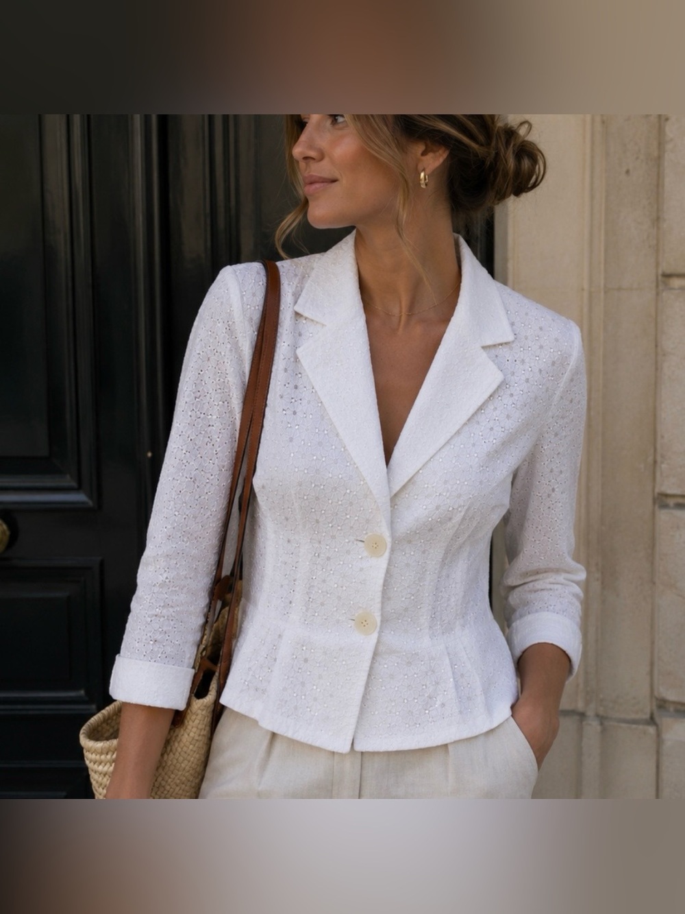 WALLIS Women's Cotton Jacket SIZE: 8-10 /EU 38